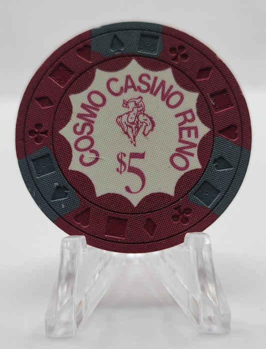 Cosmo Club Casino Reno Nevada 1970's $5 Chip N5039