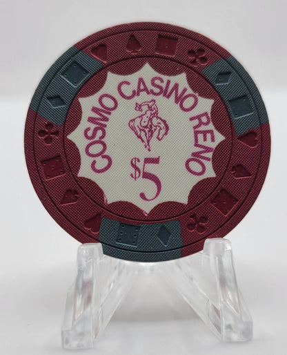 Cosmo Club Casino Reno Nevada 1970's $5 Chip N5039