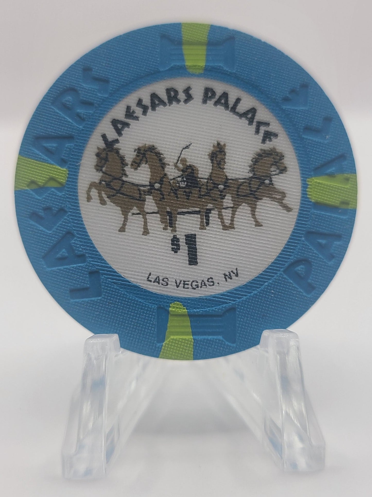 Caesars Palace Las Vegas Nevada 1993 $1 Chip "Linen Inlay"