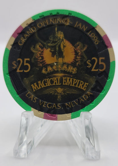 Caesars Palace Casino Las Vegas Nevada 1996 "Magical Empire Grand Opening" $25 Chip N8040