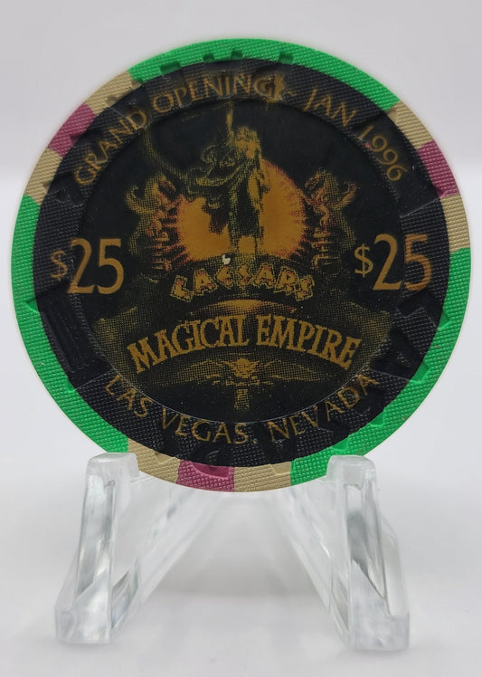 Caesars Palace Casino Las Vegas Nevada 1996 "Magical Empire Grand Opening" $25 Chip N8040