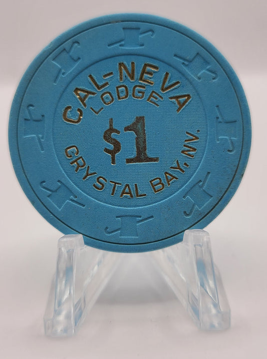 Cal-Neva Lodge Lake Tahoe Nevada 1980's $1 Chip N2826