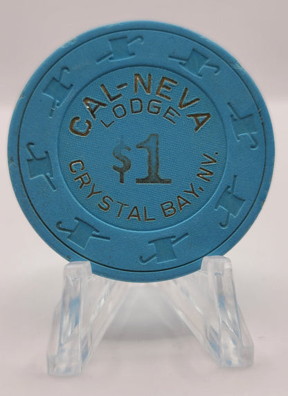 Cal-Neva Lodge Lake Tahoe Nevada 1980's $1 Chip N2826