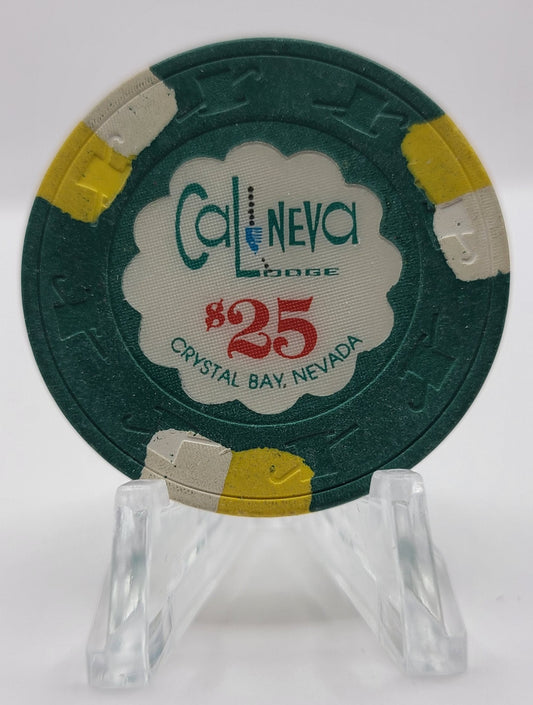 Cal-Neva Lodge Lake Tahoe Nevada 1980's $25 Chip N2521