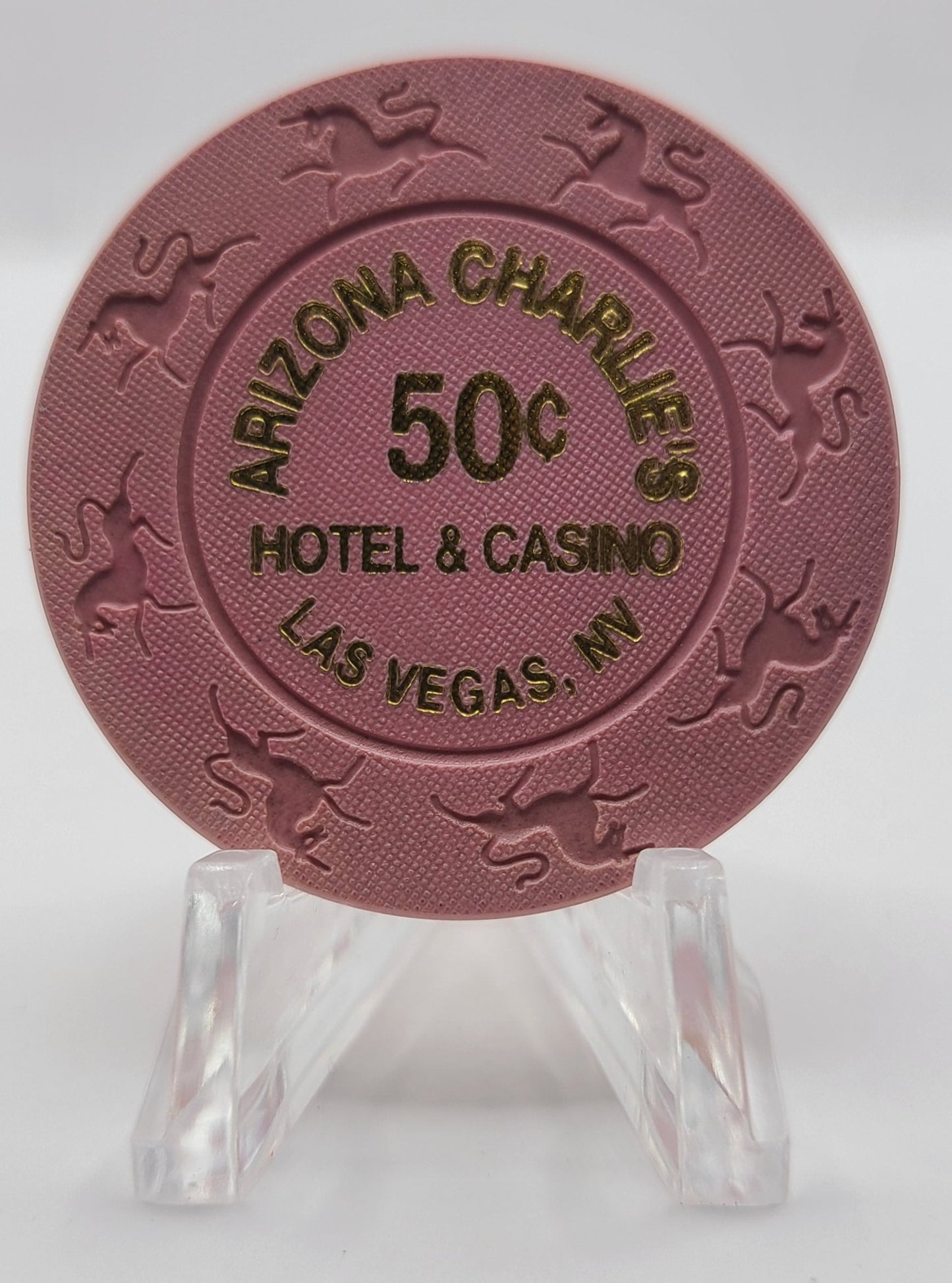 Arizona Charlie's West Decatur Las Vegas Nevada 1997 $.50 Chip N4865