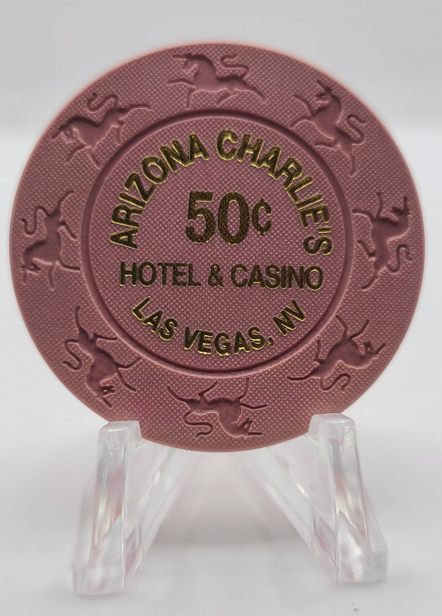 Arizona Charlie's West Decatur Las Vegas Nevada 1997 $.50 Chip N4865