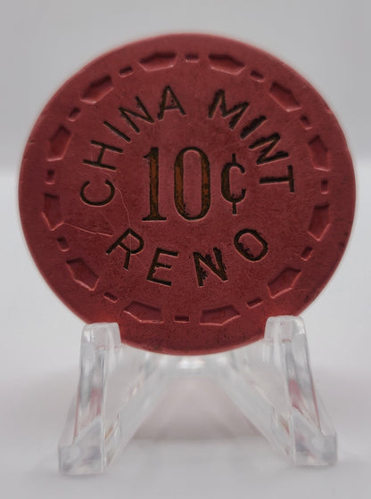 China Mint Reno Nevada 1960 $.10 Chip N5014