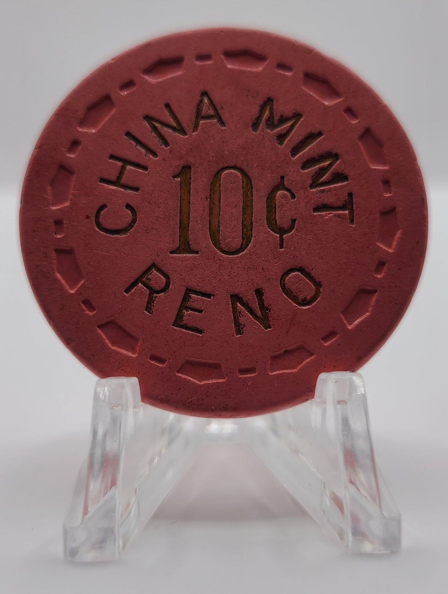 China Mint Reno Nevada 1960 $.10 Chip N5014