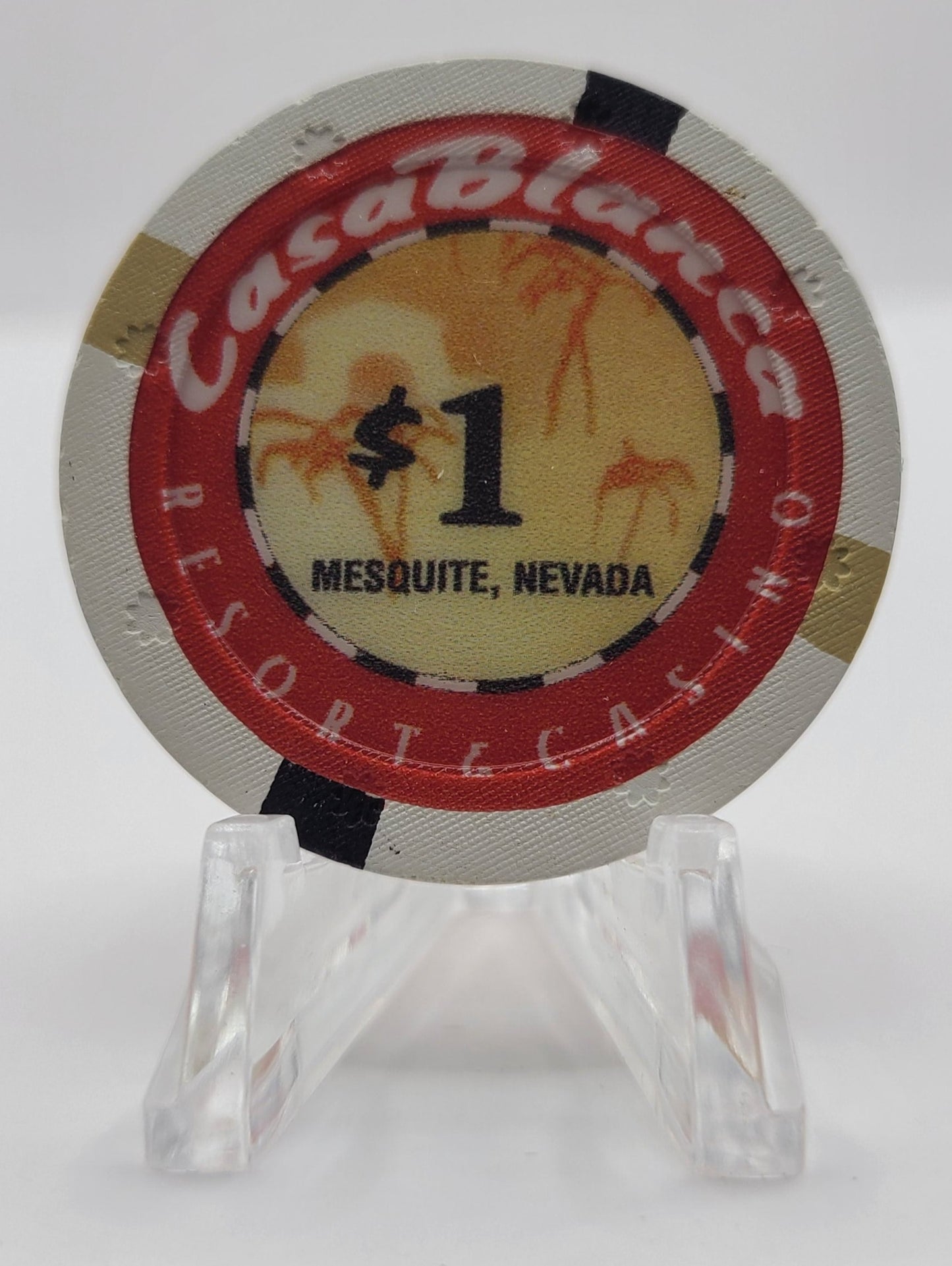 CasaBlanca Casino Mesquite Nevada 2005 $1 Chip E6766