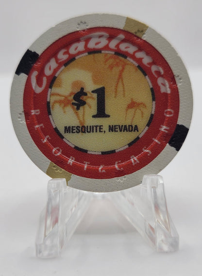 CasaBlanca Casino Mesquite Nevada 2005 $1 Chip E6766