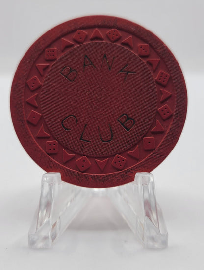 Bank Club Casino Reno Nevada 1951 Chip N0399.rd