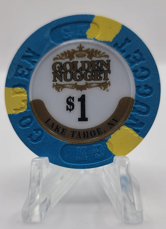 Golden Nugget Casino Lake Tahoe Nevada 2023 $1 Chip "UNCIRCULATED"