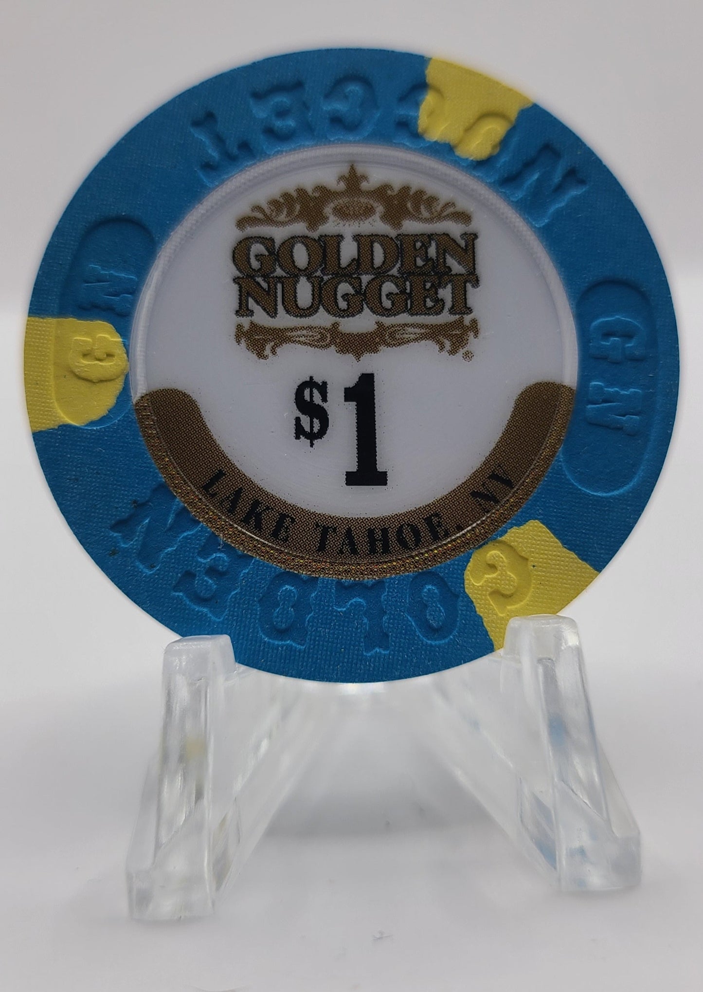 Golden Nugget Casino Lake Tahoe Nevada 2023 $1 Chip "UNCIRCULATED"