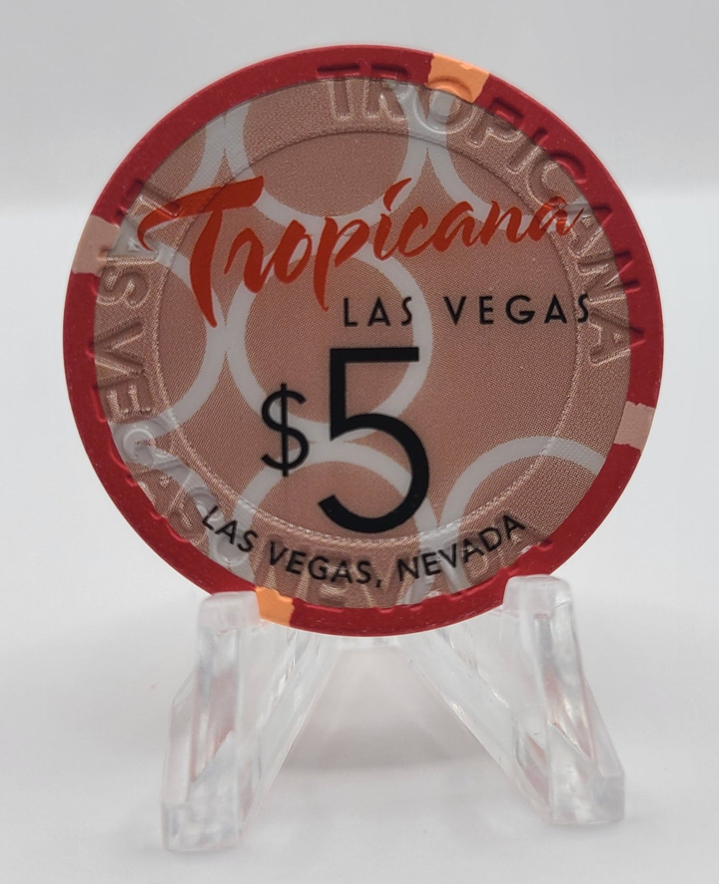 Tropicana Hotel Casino Las Vegas Nevada 2010 $5 Chip E9494