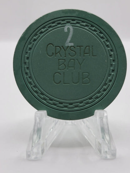 Crystal Bay Club Crystal Bay Nevada 1953 Roulette Chip N7907