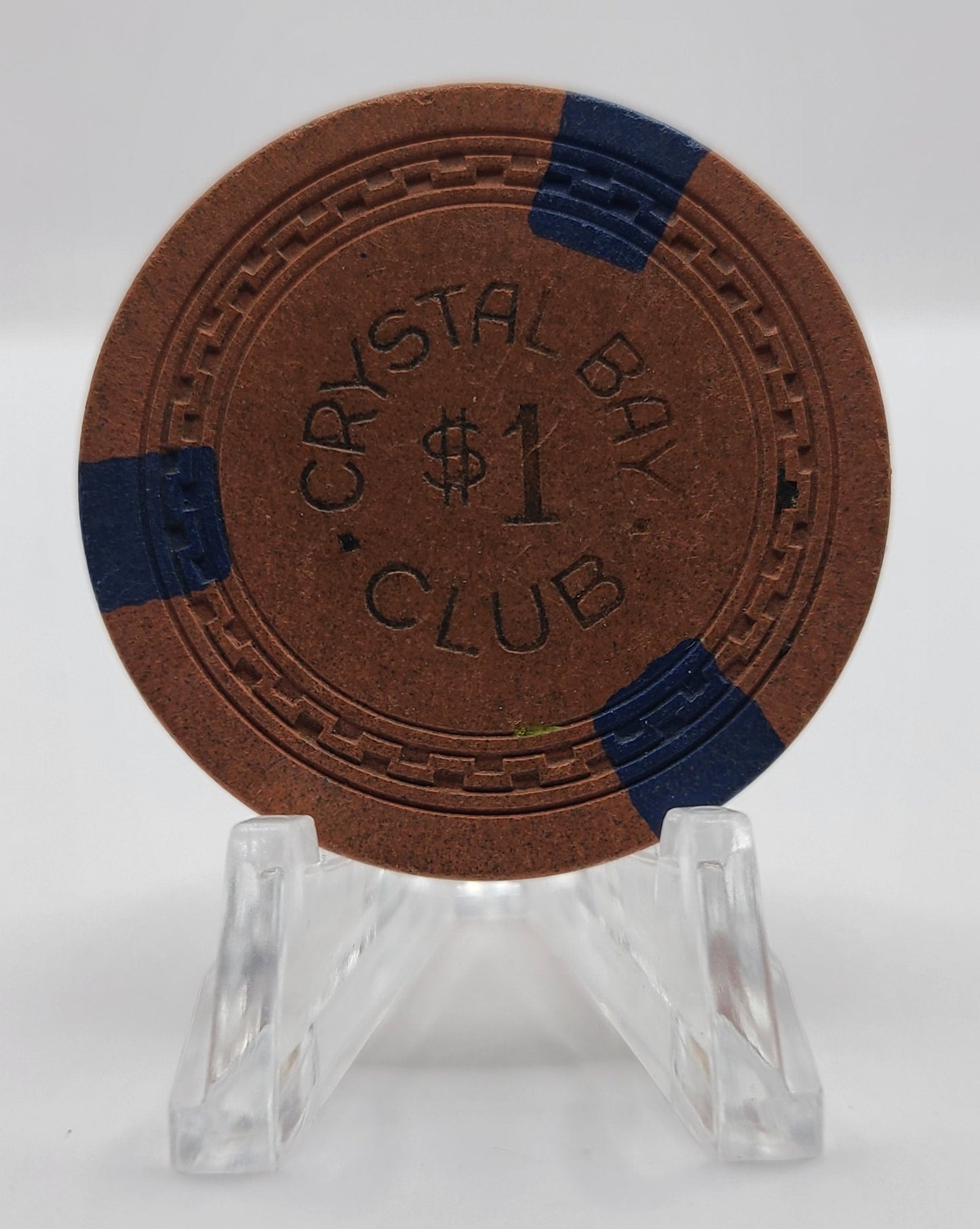 Crystal Bay Club Crystal Bay Nevada 1950's $1 Chip N5047