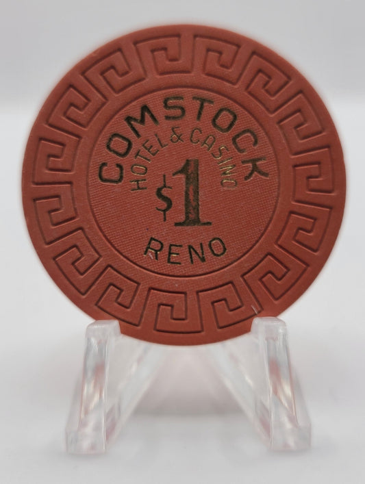 Comstock Hotel Casino Reno Nevada 1978 $1 Chip N5035