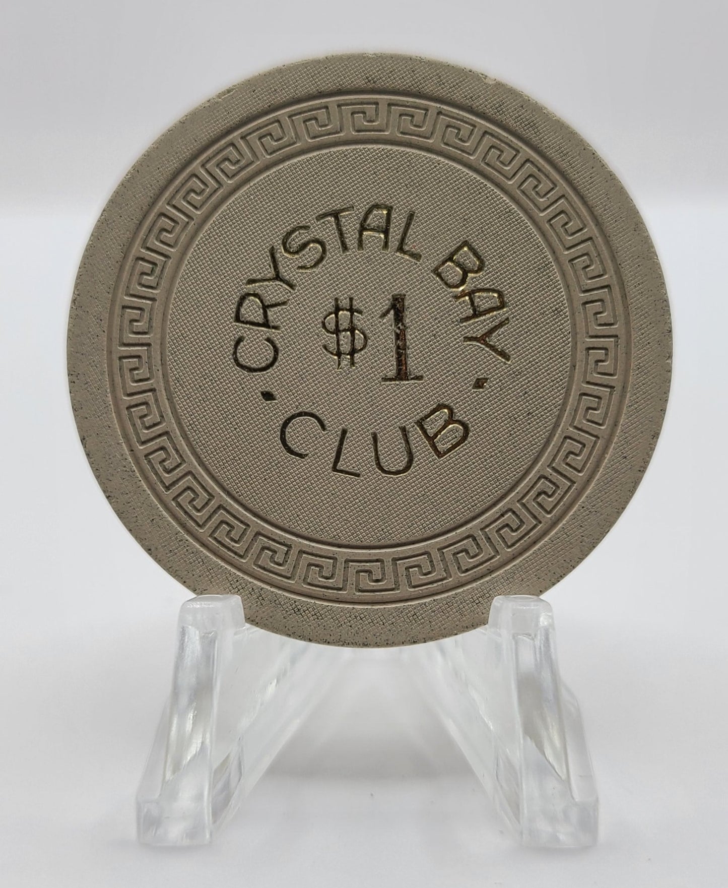 Crystal Bay Club Crystal Bay Nevada 1960's $1 Chip N5048