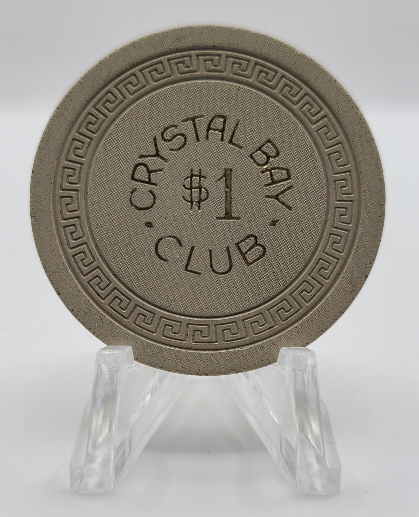 Crystal Bay Club Crystal Bay Nevada 1960's $1 Chip N5048