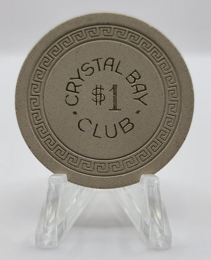 Crystal Bay Club Crystal Bay Nevada 1960's $1 Chip N5048