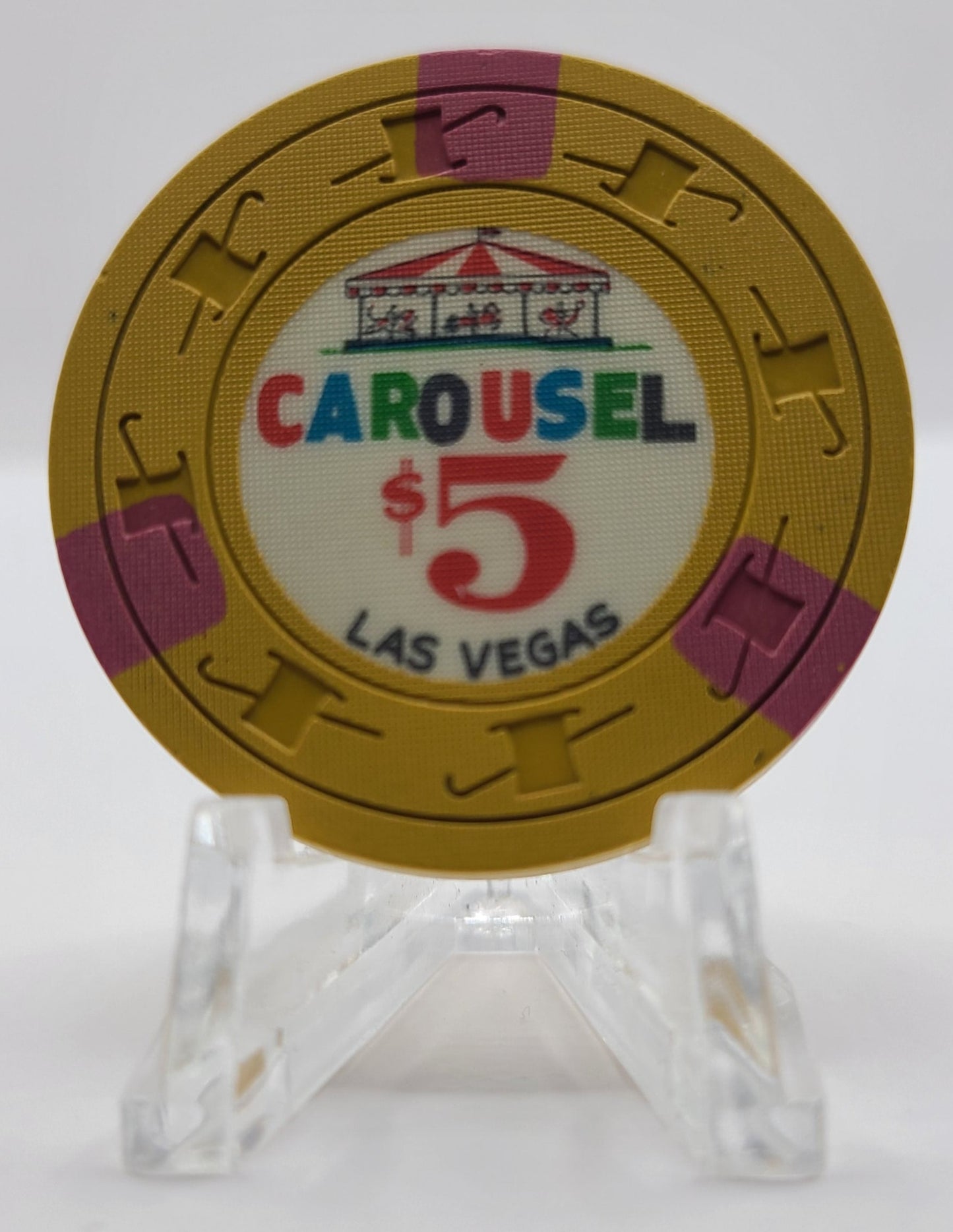 Carousel Casino Las Vegas NV $5 Chip 1965 N1427