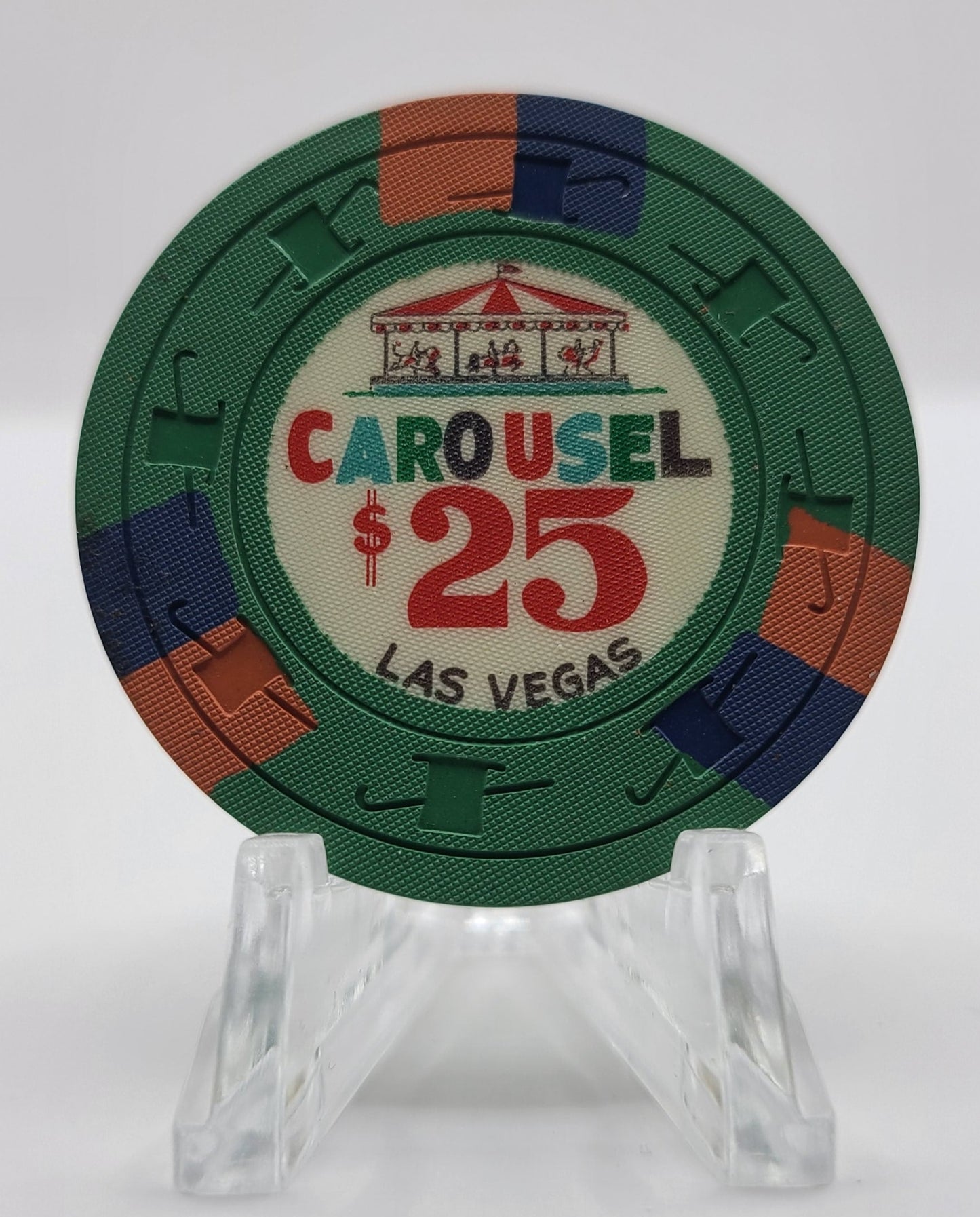 Carousel Casino Las Vegas NV 1965 $25  Chip N1422