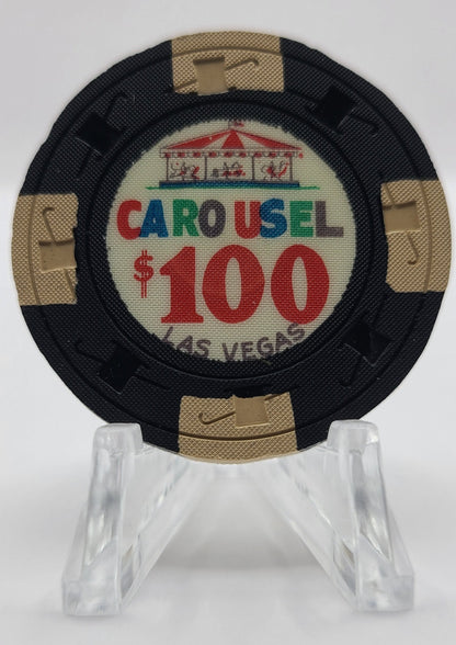 Carousel Casino Las Vegas Nevada 1965 $100 Chip N1417