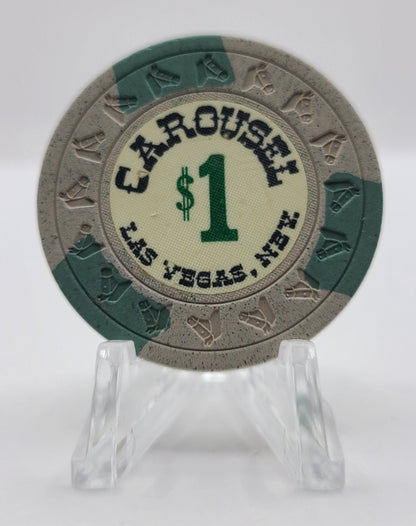 Carousel Casino Las Vegas Nevada 1968 $1 Chip N1428