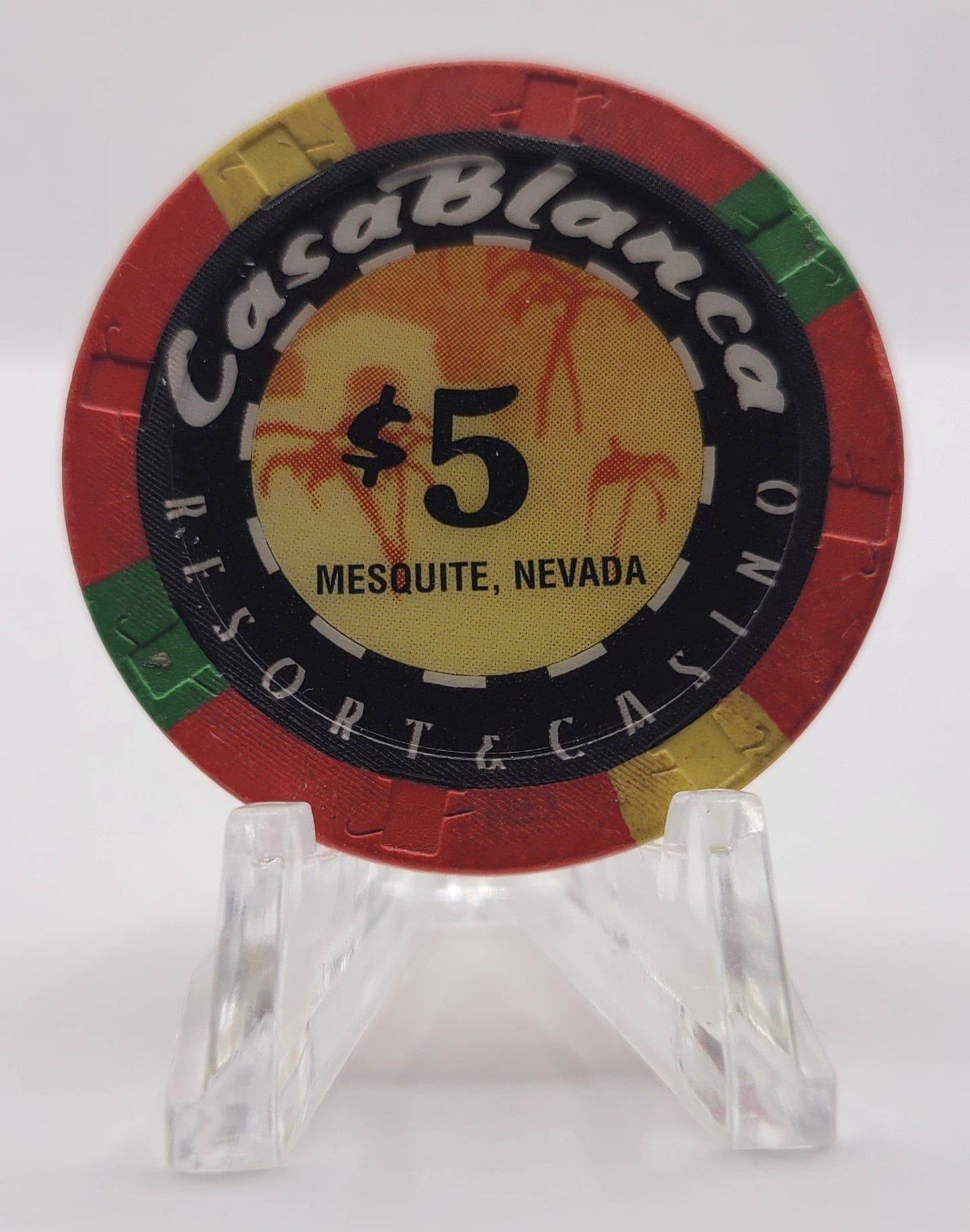 CasaBlanca Casino Mesquite Nevada 1997 $5 Chip N9439