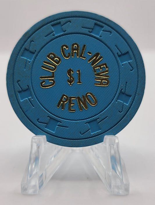 Club Cal-Neva Casino Reno Nevada 1980's $1 Chip N6095