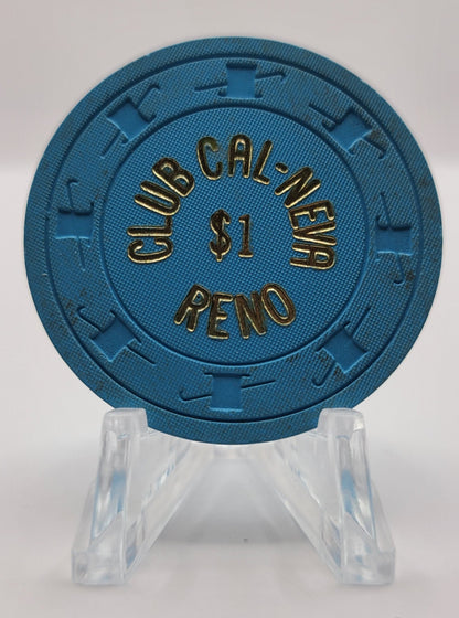 Club Cal-Neva Casino Reno Nevada 1980's $1 Chip N6095