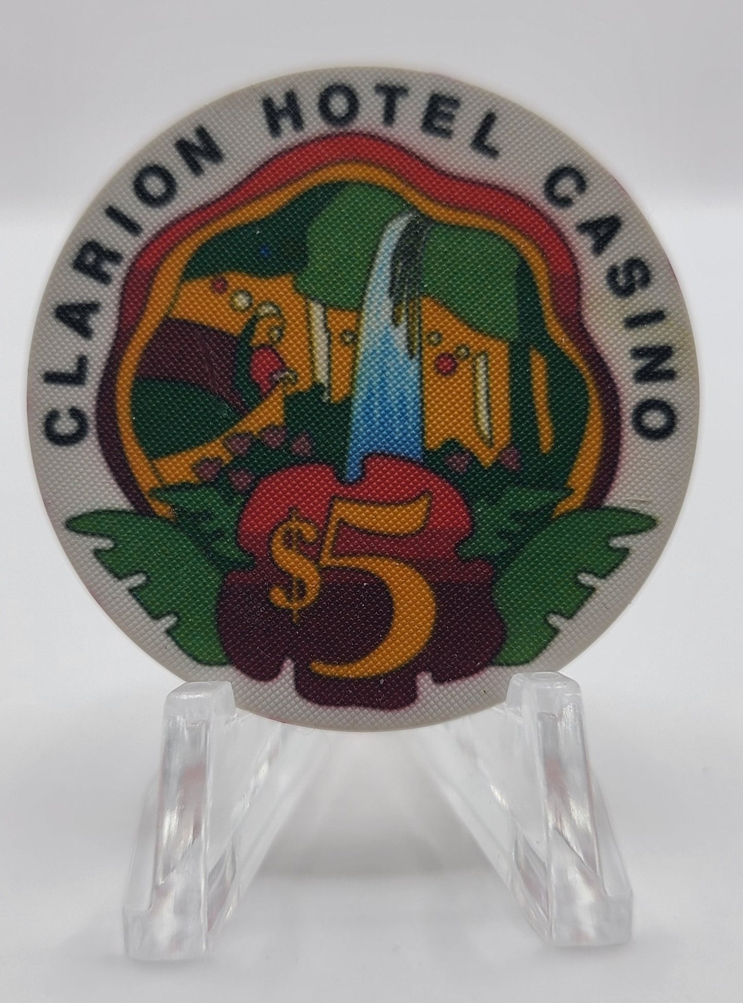 Clarion Hotel Casino Reno Nevada 1991 $5 Chip N5021