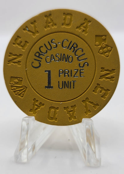 Circus Circus Casino Las Vegas Nevada 1968 1 Prize Unit Chip N6104