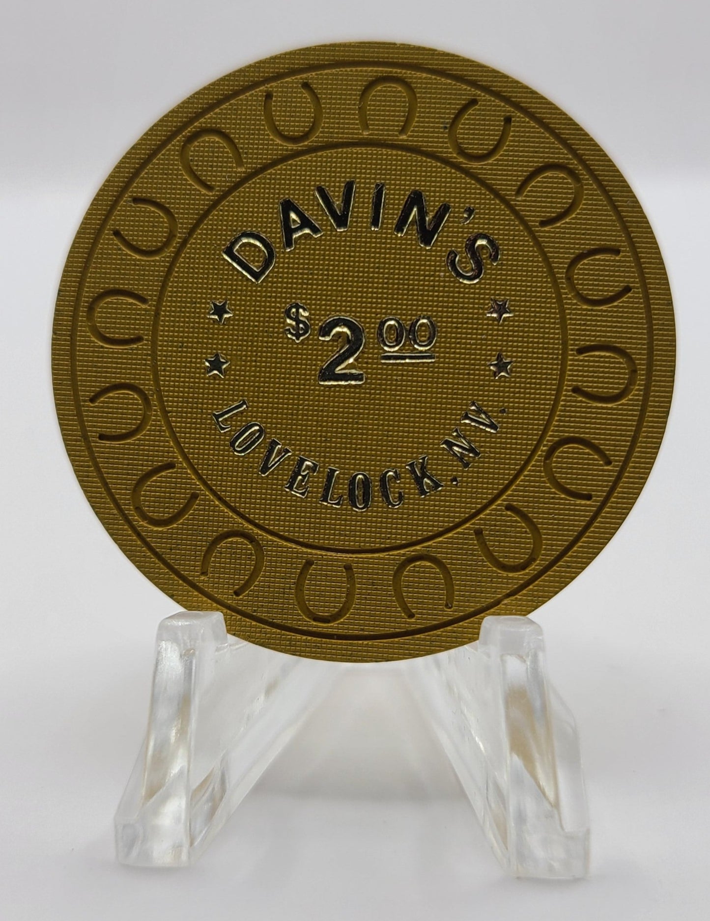 Davin's Casino Lovelock Nevada 1974 $2 Chip