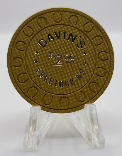 Davin's Casino Lovelock Nevada 1974 $2 Chip