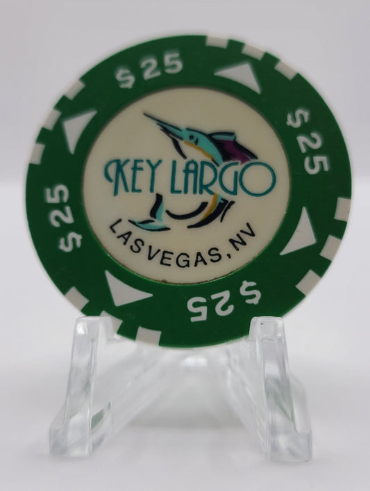 Key Largo Casino Las Vegas NV $25 Chip V1026