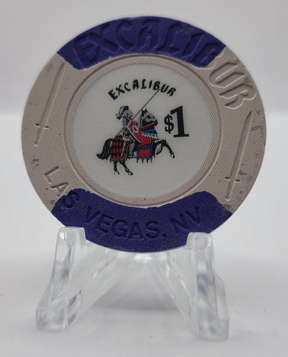 Excalibur Casino Las Vegas Nevada 1990 $1 Chip N1577