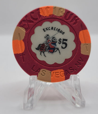 Excalibur Casino Las Vegas Nevada 1990 $5 Chip N1576