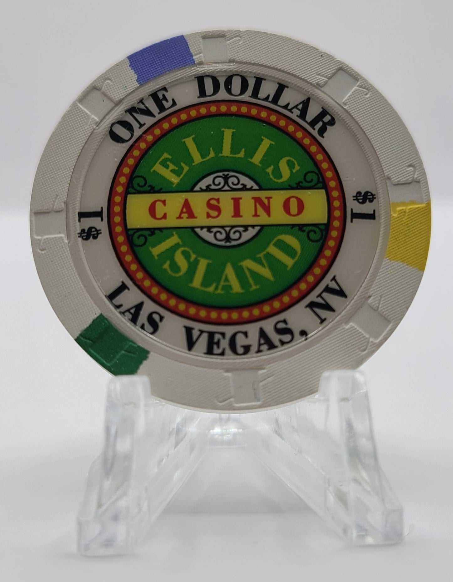 Ellis Island Casino Las Vegas Nevada 1997 $1 Chip N9607