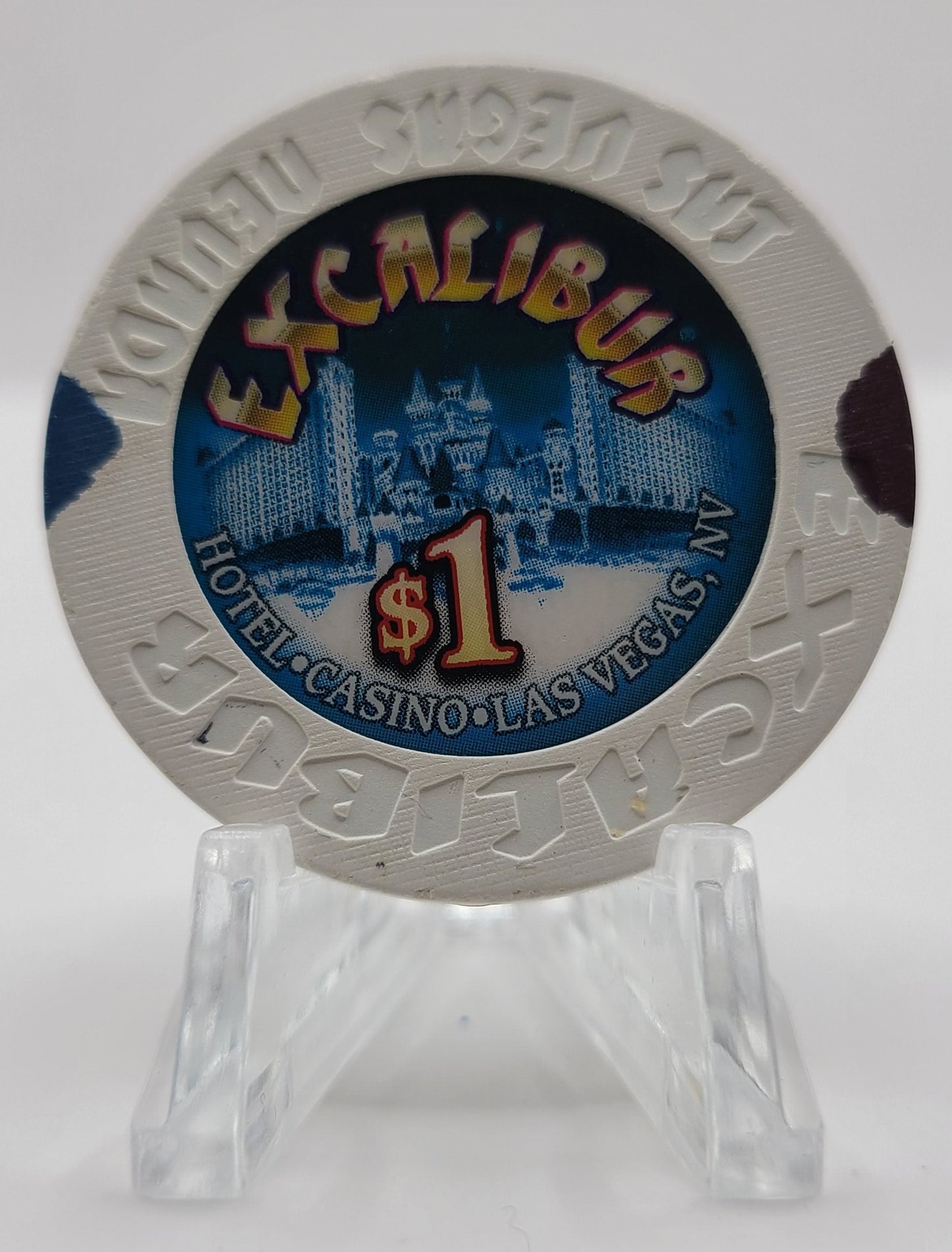 Excalibur Hotel Casino Las Vegas Nevada 2006 $1 Chip E5018