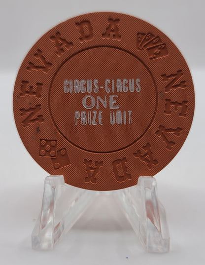 Circus Circus Casino Las Vegas Nevada 1968 "One Prize Unit" Chip N6129