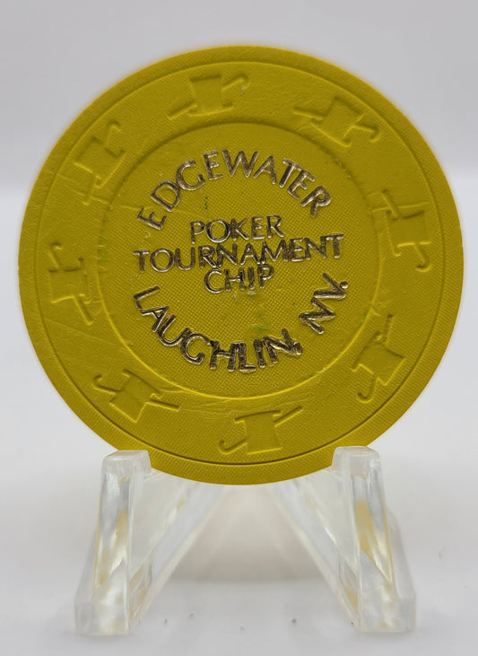 Edgewater Casino Laughlin Nevada 1990's $25 "Poker Tournament Chip" V8396