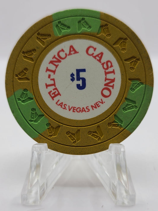 El Inca Casino Las Vegas Nevada 1977 $5 Chip N1547