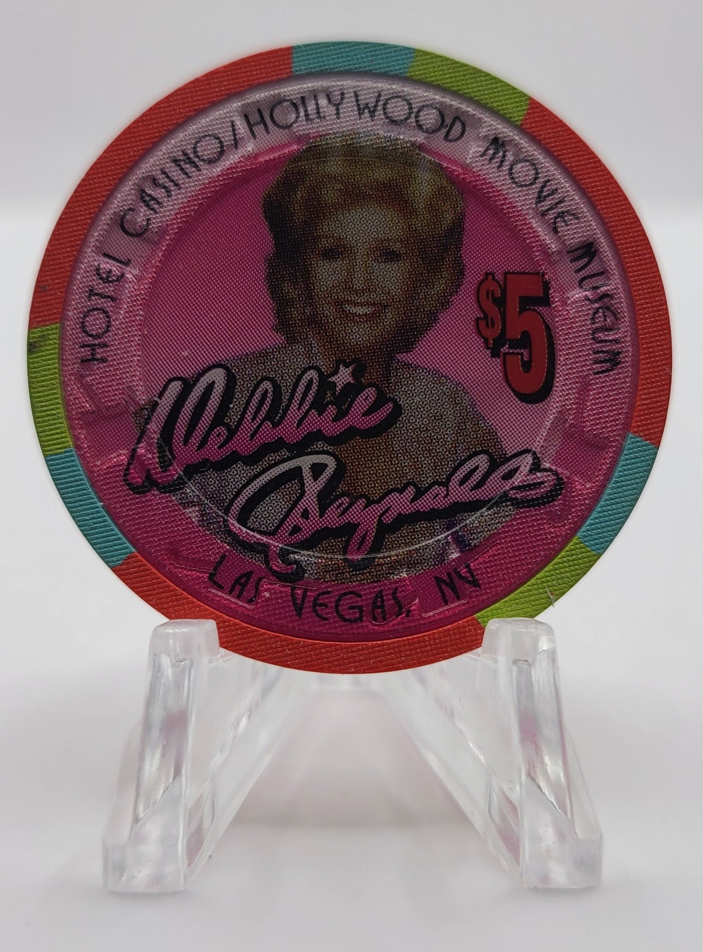 Debbie Reynolds Casino Las Vegas Nevada 1994 $5 Chip N2406