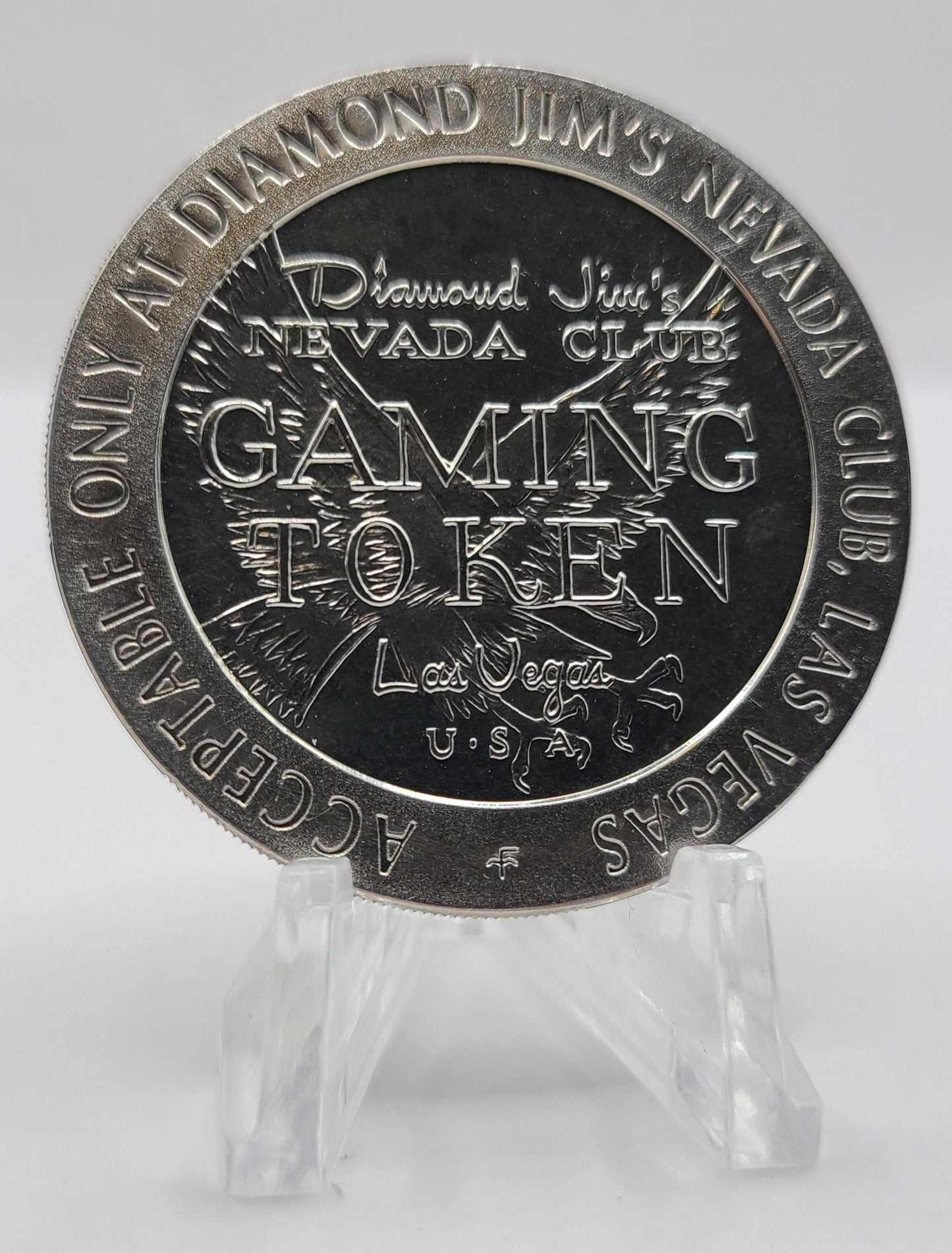 Nevada Club "Diamond Jim" NV 1967 $5 Gaming Token