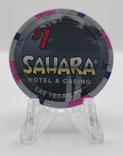 Sahara Hotel Casino Las Vegas Nevada 1995 $1 Chip N2364