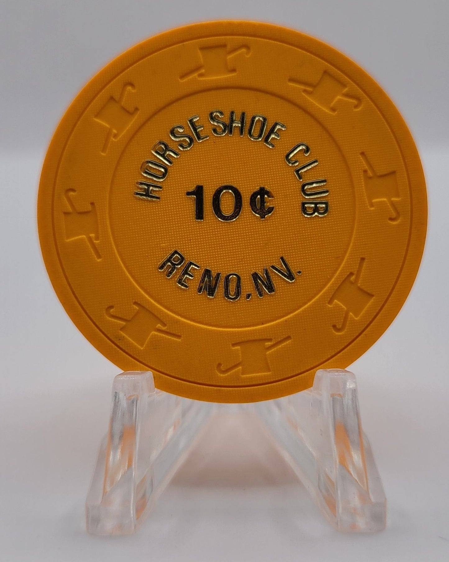 Horseshoe Club Reno Nevada 1981 $.10 Chip N3337