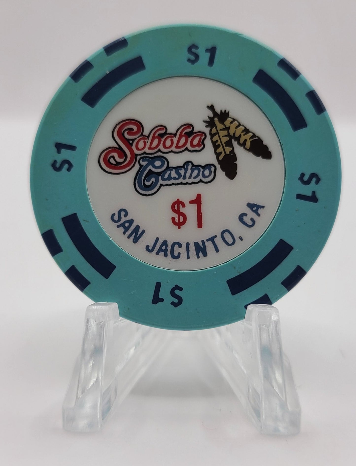 Soboba Casino San Jacinto California $1 Chip