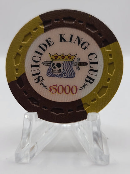 Suicide King Club UFC $5000 Chip CG290805 "UNCIRCULATED"