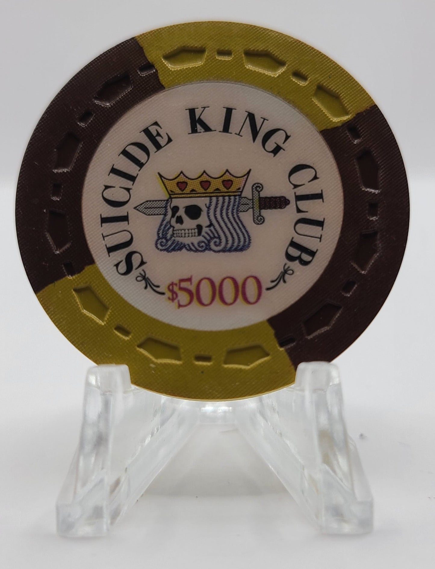 Suicide King Club UFC $5000 Chip CG290805 "UNCIRCULATED"